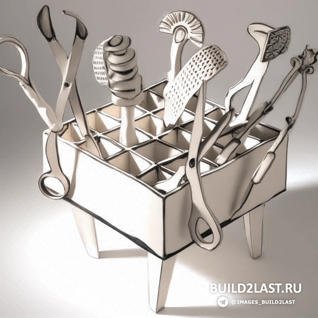 Керамическая скульптура головы с абстрактными чертами