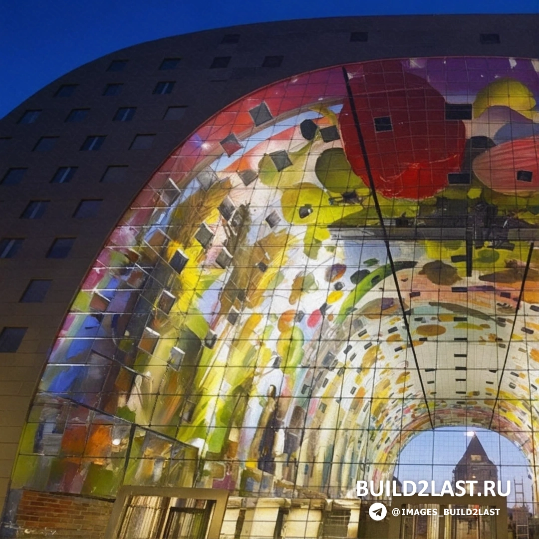 ������ ����� Markthal � ������������� ��������� �������� � ����������, ����������