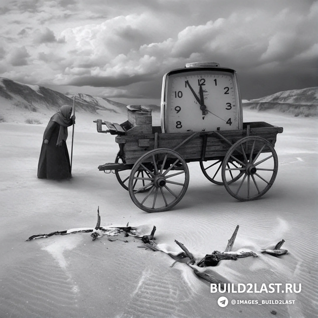 Сюрреалистическая фотография с пустыней в бело-черной палитре, созданная Dariusz Klimczak в Польше.